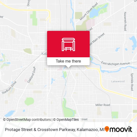 Protage Street & Crosstown Parkway map