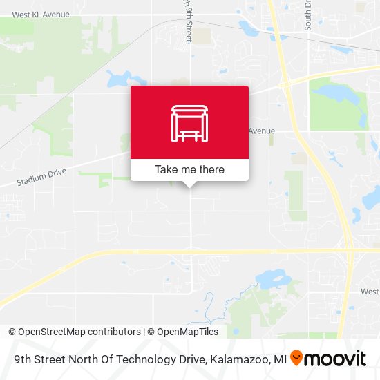 9th Street North Of Technology Drive map
