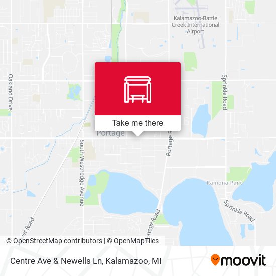 Centre Ave & Newells Ln map