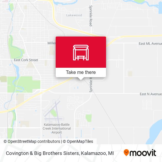 Covington & Big Brothers Sisters map