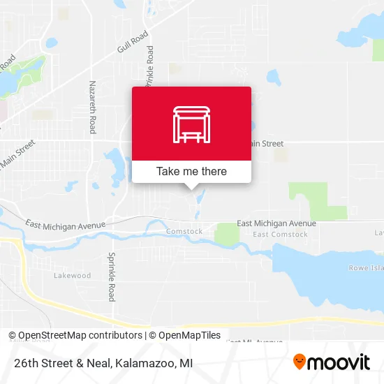 26th Street & Neal map