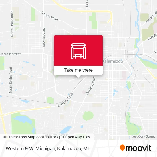 Western & W. Michigan map
