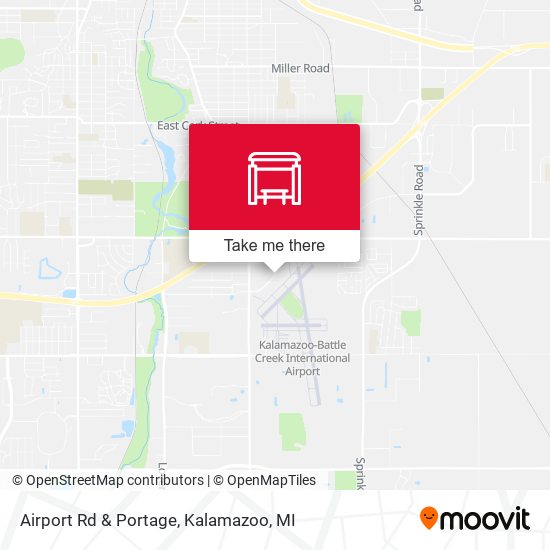 Airport Rd & Portage map
