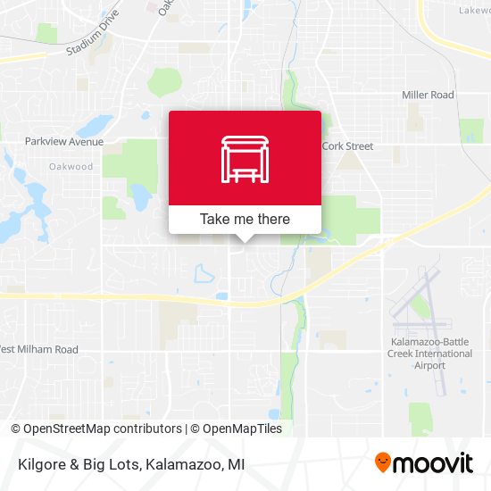 Mapa de Kilgore & Big Lots