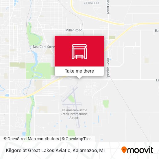 Kilgore at Great Lakes Aviatio map