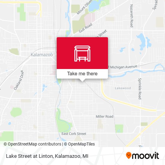 Lake Street at Linton map