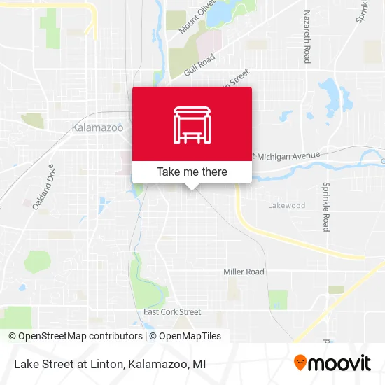 Lake Street at Linton map