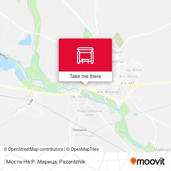 Карта Моста На Р. Марица