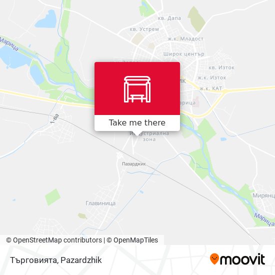 Търговията map