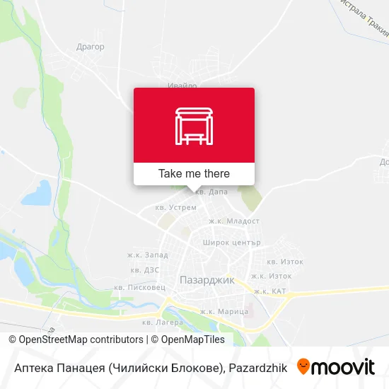 Карта Аптека Панацея (Чилийски Блокове)