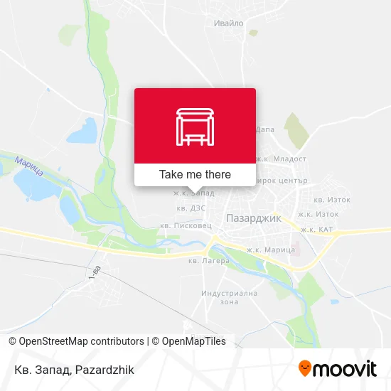 Карта Кв. Запад