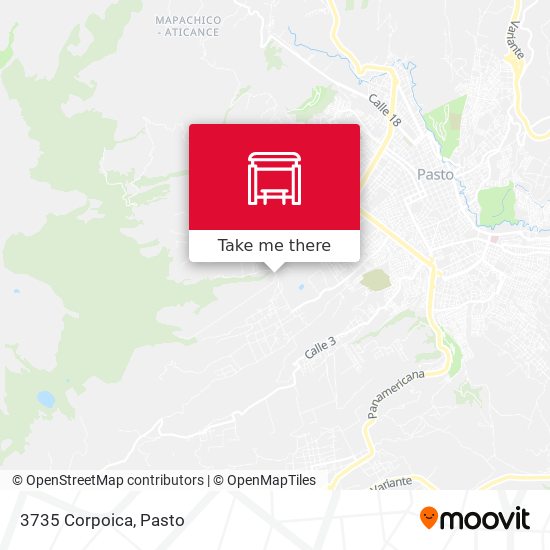 Mapa de 3735 Corpoica