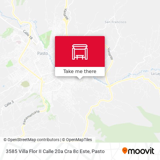 3585 Villa Flor II Calle 20a Cra 8c Este map