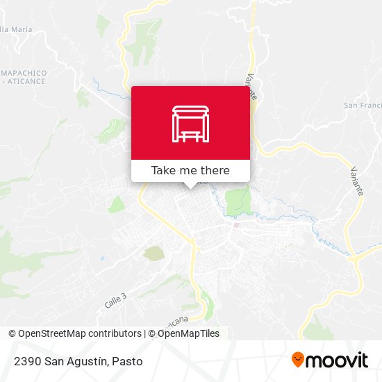2390 San Agustín map