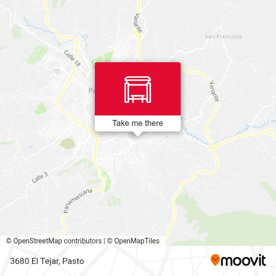 3680 El Tejar map