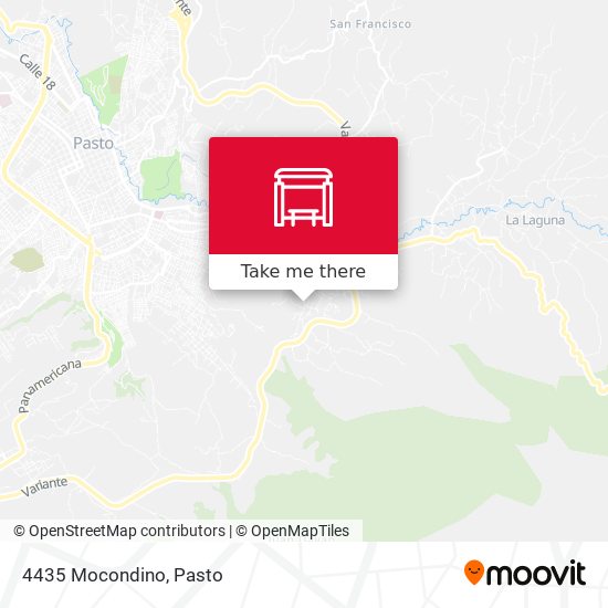 Mapa de 4435 Mocondino