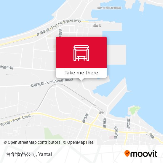 台华食品公司 map
