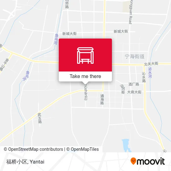 福桥小区 map