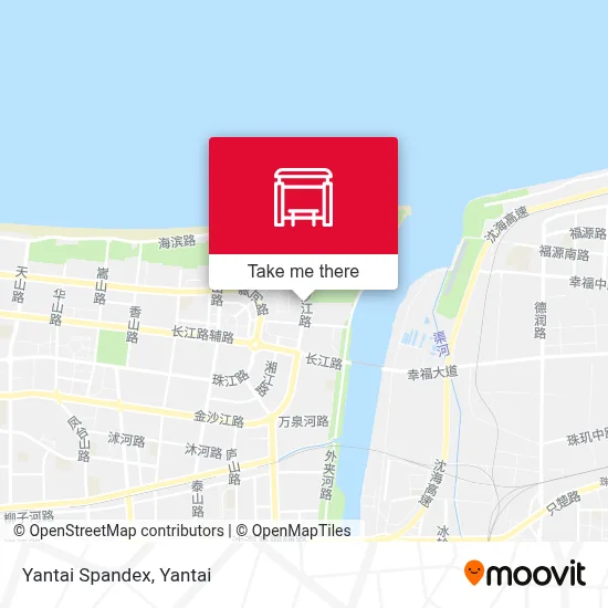 Yantai Spandex map
