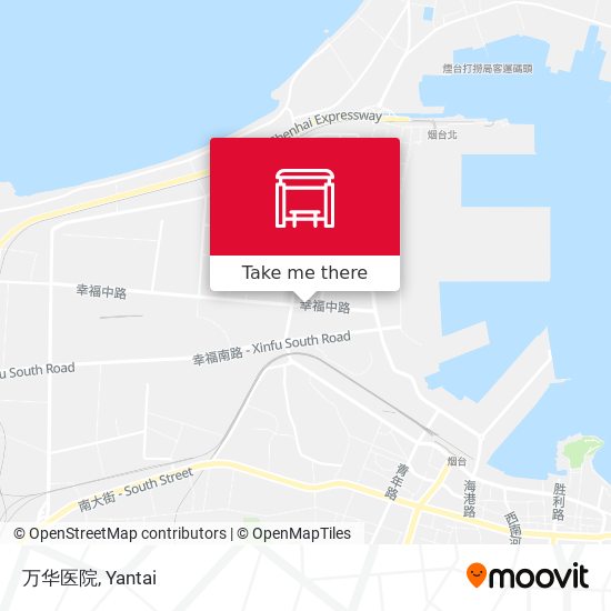 万华医院 map
