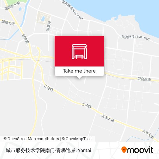 城市服务技术学院南门·青桦逸景 map