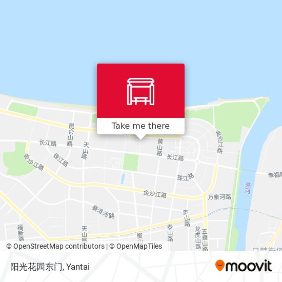 阳光花园东门 map
