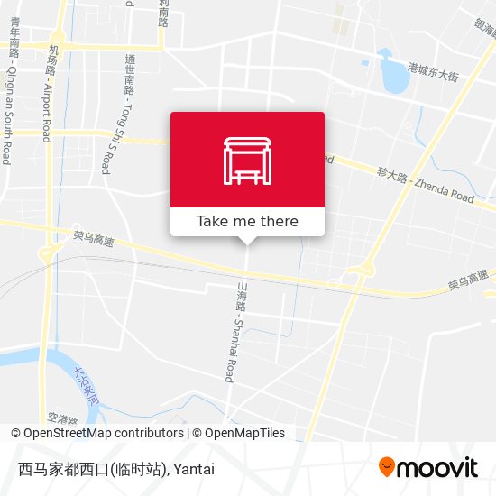 西马家都西口(临时站) map