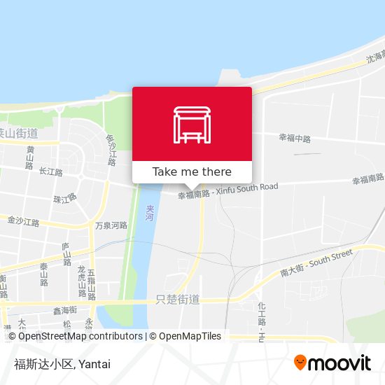 福斯达小区 map