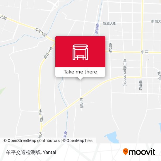 牟平交通检测线 map