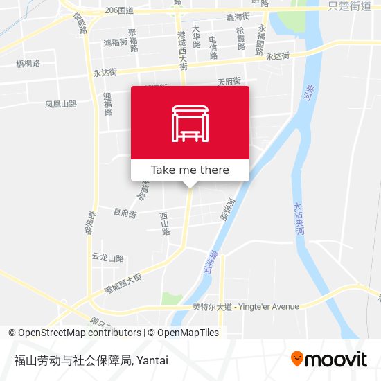 福山劳动与社会保障局 map