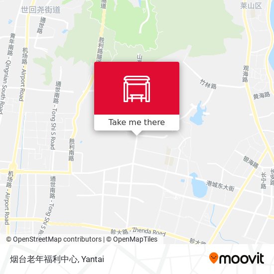 烟台老年福利中心 map