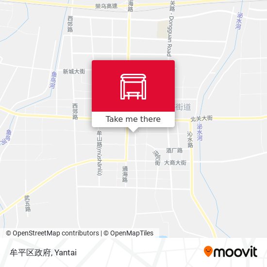 牟平区政府 map