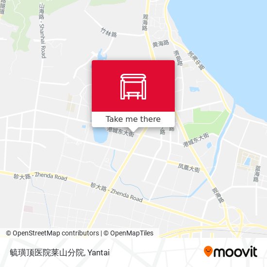 毓璜顶医院莱山分院 map