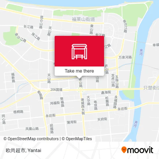 欧尚超市 map