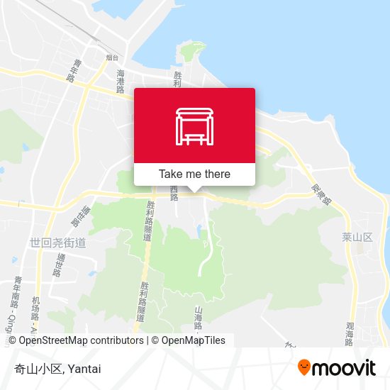 奇山小区 map