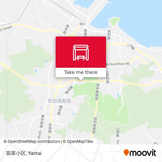 翡翠小区 map
