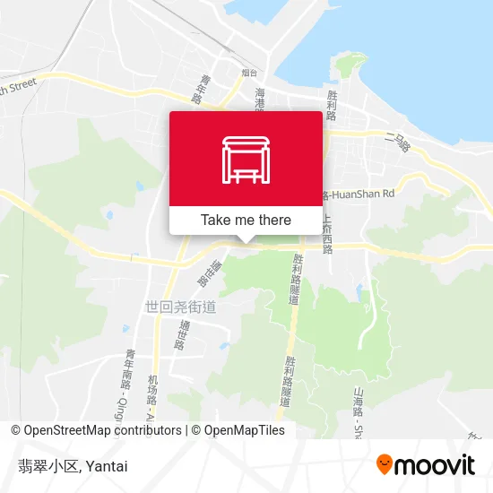 翡翠小区 map