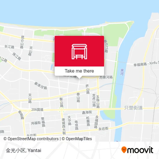 金光小区 map