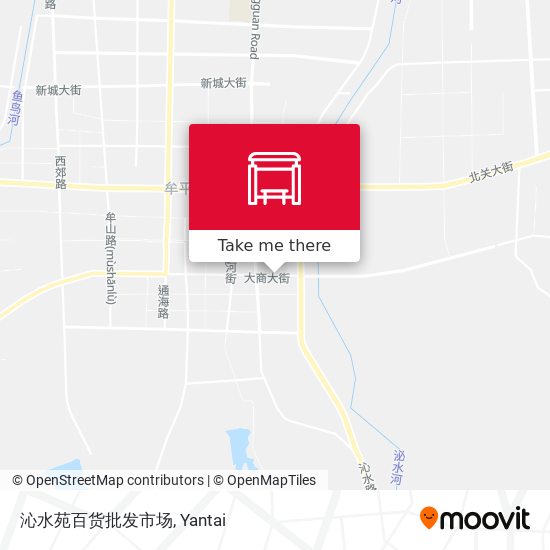 沁水苑百货批发市场 map