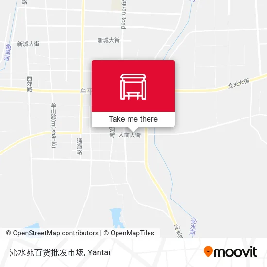 沁水苑百货批发市场 map