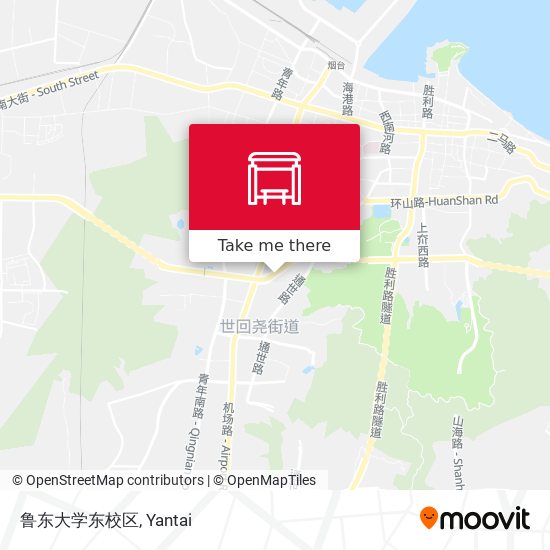 鲁东大学东校区 map