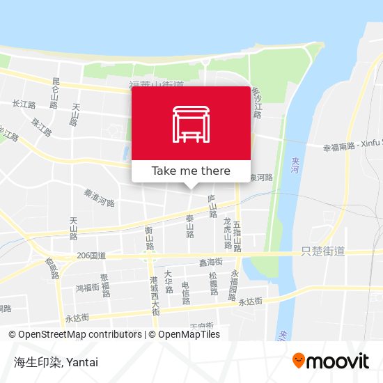 海生印染 map
