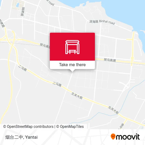 烟台二中 map