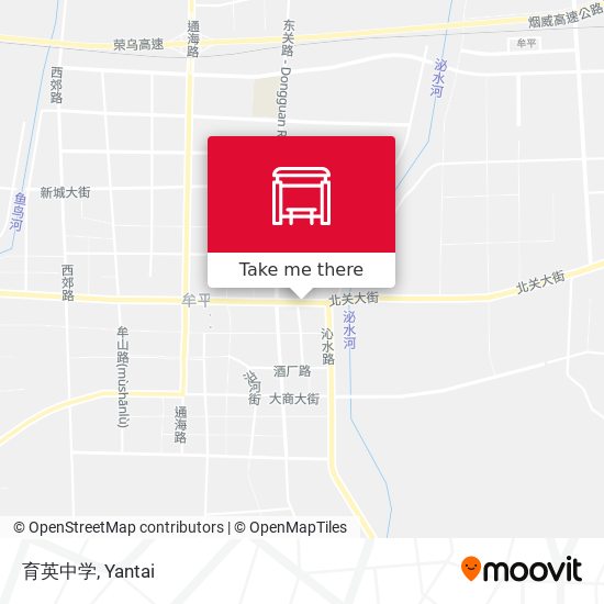 育英中学 map