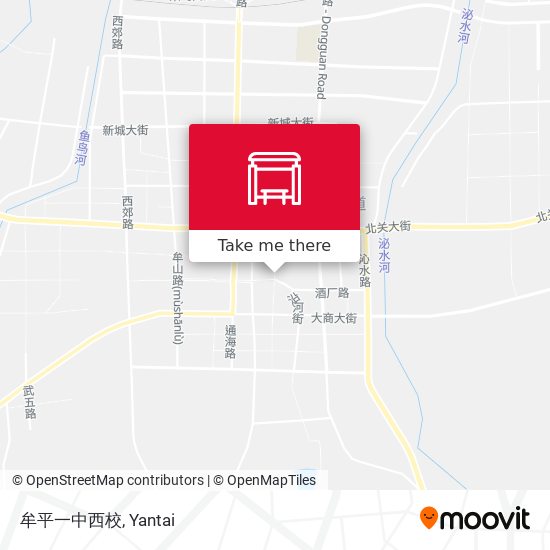 牟平一中西校 map