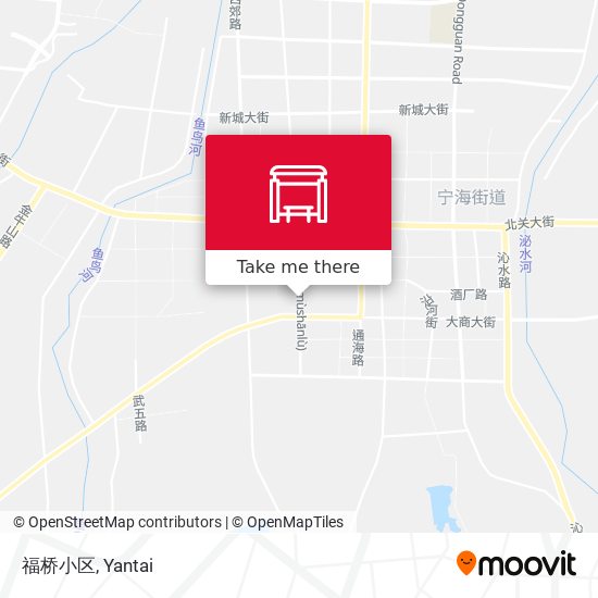 福桥小区 map