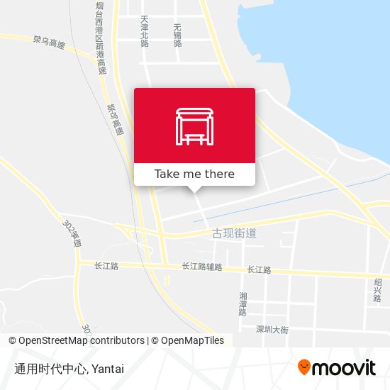 通用时代中心 map