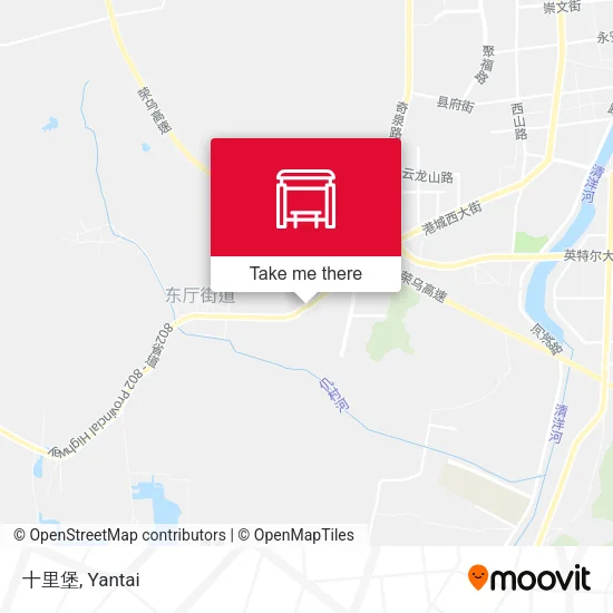 十里堡 map