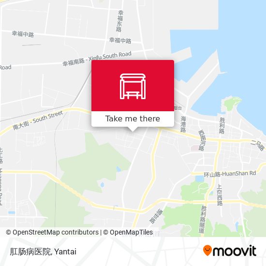 肛肠病医院 map