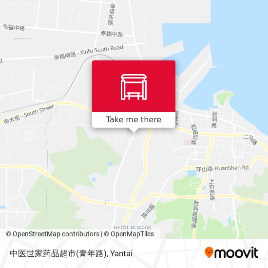 中医世家药品超市(青年路) map